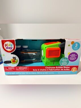 Play Day Bubble Chainsaw Maker Kids BNIB